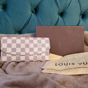 Louis Vuitton Emilie Wallet Damier Azur **SOLD**